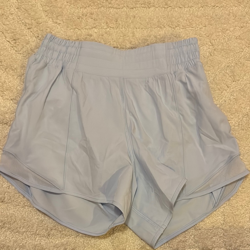 Lululemon Athletica Blue Hotty Hot Shorts size 4